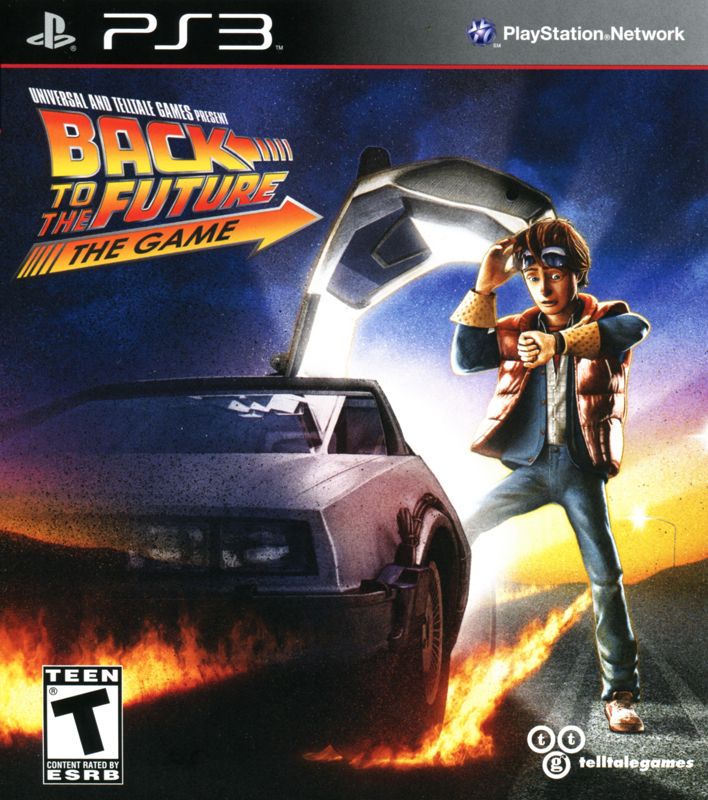 Back to the Future box art for Playstation 3